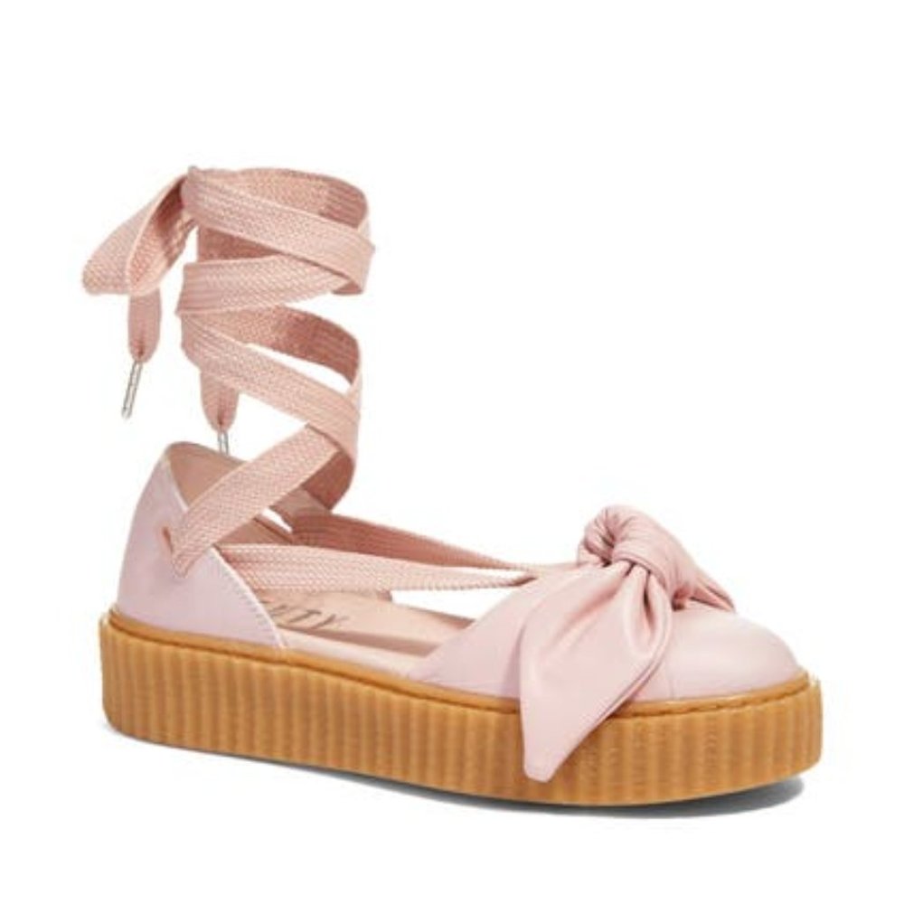 Fenty PUMA by Rihanna Bow Creeper Sandals Pink